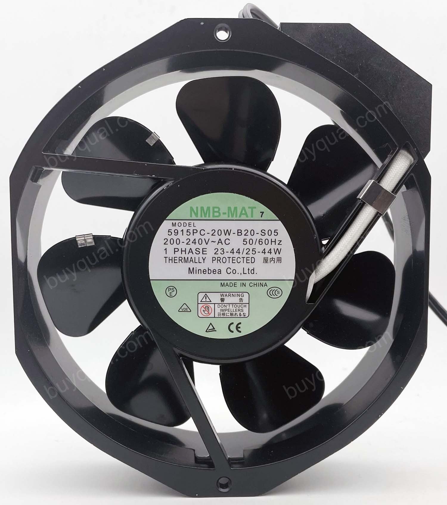 NMB 5915PC-20W-B20-S12 5915PC-20W-B20-S05 200V 25/28W Cooling Fan - Original New NMB 5915PC-20W-B20-S12 5915PC-20W-B20-S05 200V 25/28W Cooling Fan - Original New